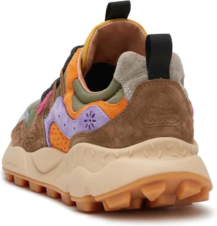 Flower Mountain Suede and technical fabric sneakers Yamano 3 UNI Multicolor Unisex