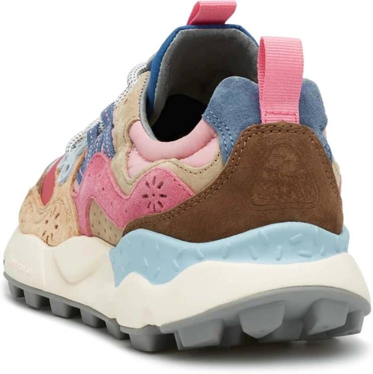 Flower Mountain Suede and technical fabric sneakers Yamano 3 Woman Multicolor Dames