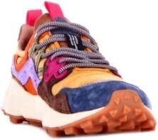 Flower Mountain Suède Logo Sneakers Rubberen Zool Multicolor Dames