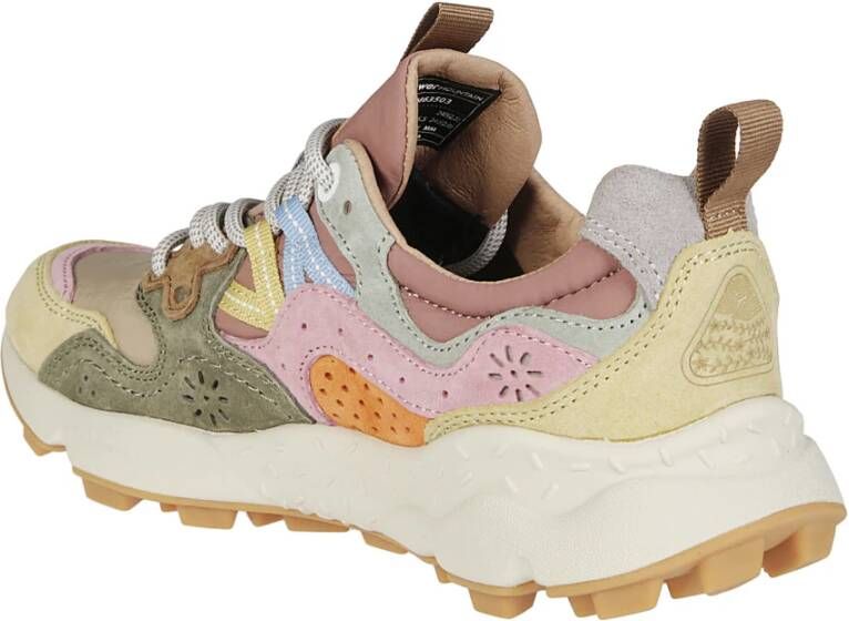 Flower Mountain Suede Nylon Sneakers Multicolor Dames