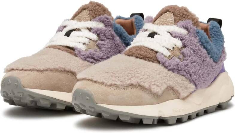 Flower Mountain Synthetic and suede sneakers Pampas Woman Multicolor Dames