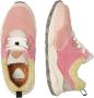 Flower Mountain Kleurrijke sneakers van bont en nubuck leer Pink Dames - Thumbnail 3