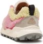 Flower Mountain Kleurrijke sneakers van bont en nubuck leer Pink Dames - Thumbnail 5