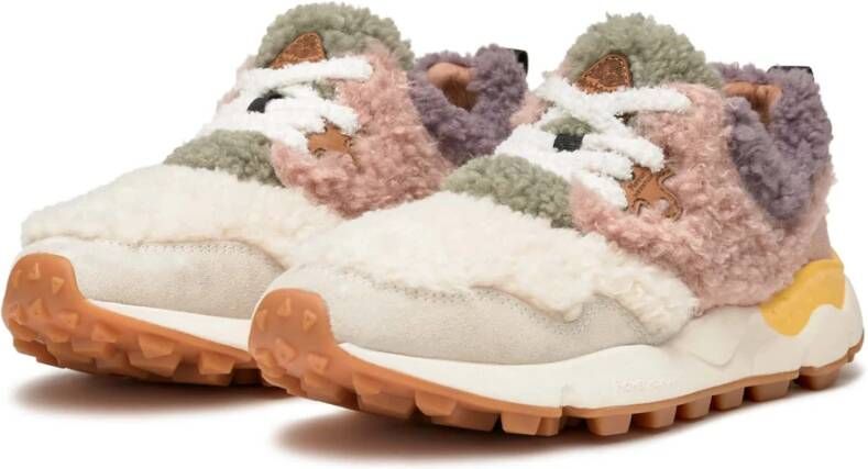 Flower Mountain Synthetic and suede sneakers Pampas Woman Teddy Multicolor Dames