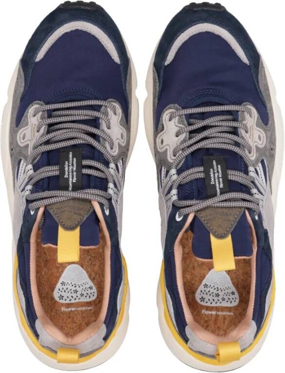 Flower Mountain Wandelstijl Sneakers Blue Heren