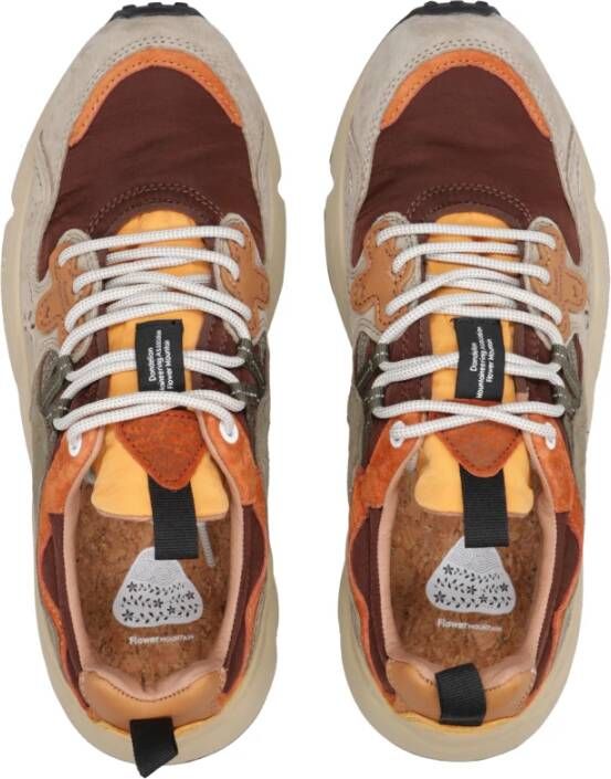 Flower Mountain Wandelstijl Sneakers Brown Unisex