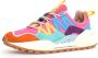 Flower Mountain Suede and technical fabric sneakers Washi Woman Multicolor Dames - Thumbnail 8