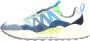 Flower Mountain Suede and technical fabric sneakers Washi MAN Blue Heren - Thumbnail 10