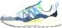 Flower Mountain Suede and technical fabric sneakers Washi MAN Blue Heren - Thumbnail 14