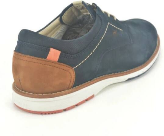 Fluchos Blauw Nubuck Fijne Z Stijl Blue Heren