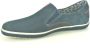 Fluchos Blauw Nubuck Print Casual Schoenen Blue Heren - Thumbnail 3