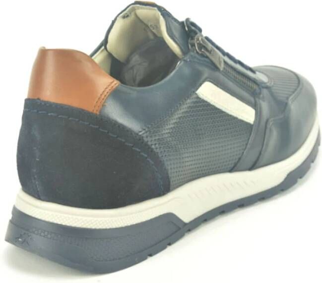 Fluchos Blauw Runner Stijlvolle Sneakers Blue Heren