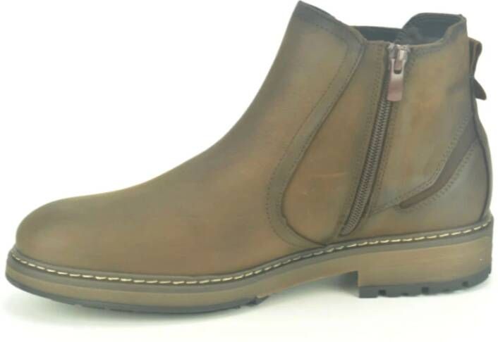 Fluchos Bruine Chelsea Boot Brown Heren