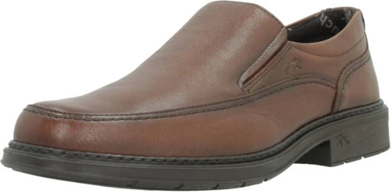 Fluchos Casual Leren Loafers voor Mannen Brown Heren