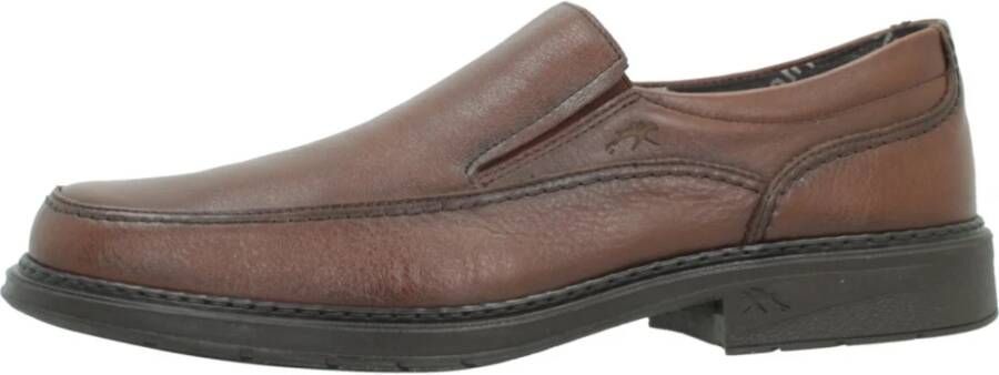 Fluchos Casual Leren Loafers voor Mannen Brown Heren