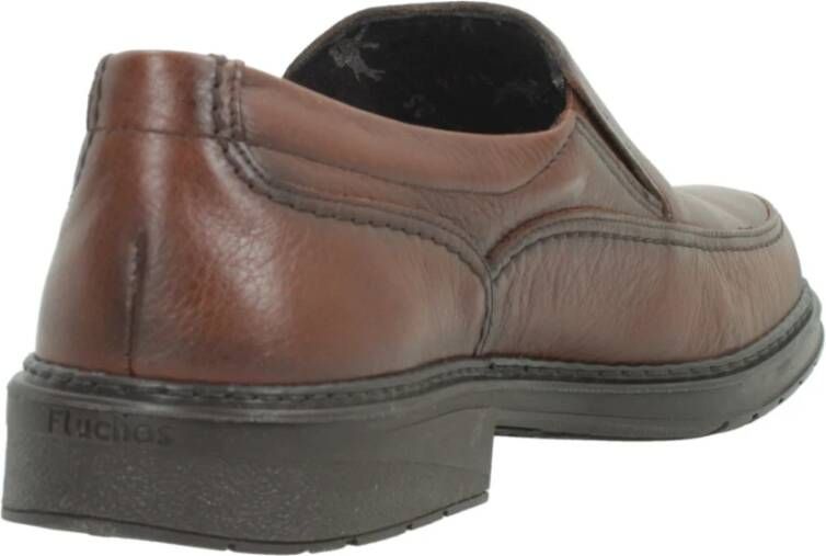 Fluchos Casual Leren Loafers voor Mannen Brown Heren