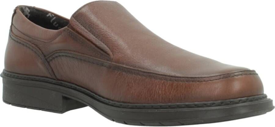 Fluchos Casual Leren Loafers voor Mannen Brown Heren