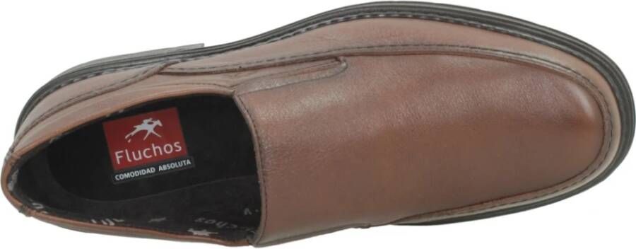 Fluchos Casual Leren Loafers voor Mannen Brown Heren