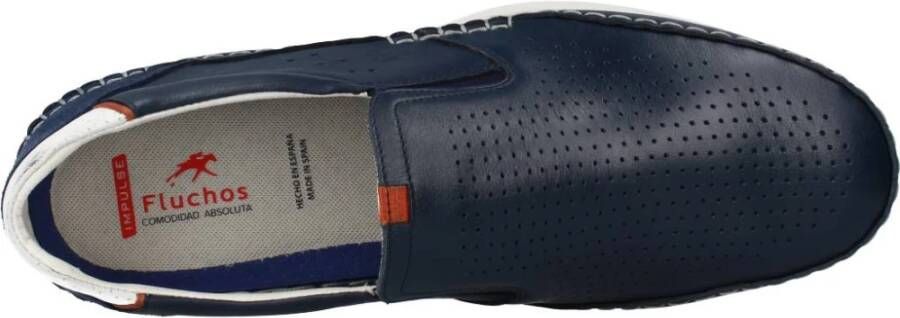 Fluchos Casual Mocassin Loafers Blue Heren