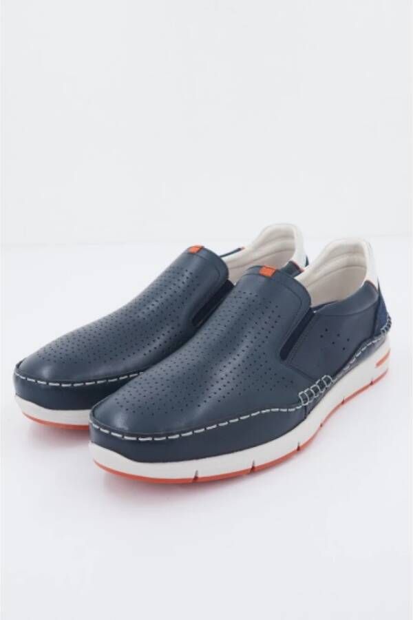 Fluchos Casual Mocassin Loafers Blue Heren