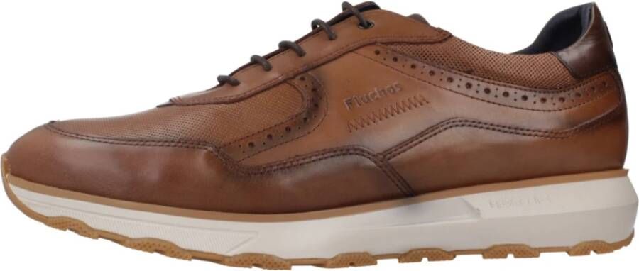 Fluchos Casual Sneakers voor Dagelijks Comfort Brown Heren