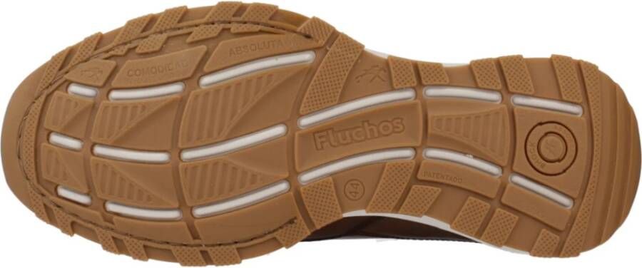 Fluchos Casual Sneakers voor Dagelijks Comfort Brown Heren