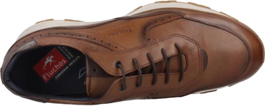 Fluchos Casual Sneakers voor Dagelijks Comfort Brown Heren