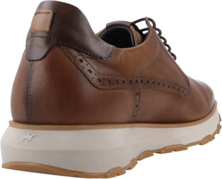 Fluchos Casual Veterschoenen Brown Heren