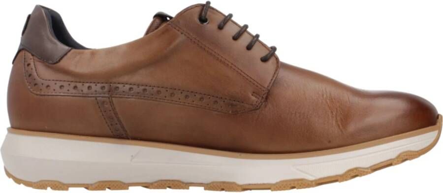 Fluchos Casual Veterschoenen Brown Heren