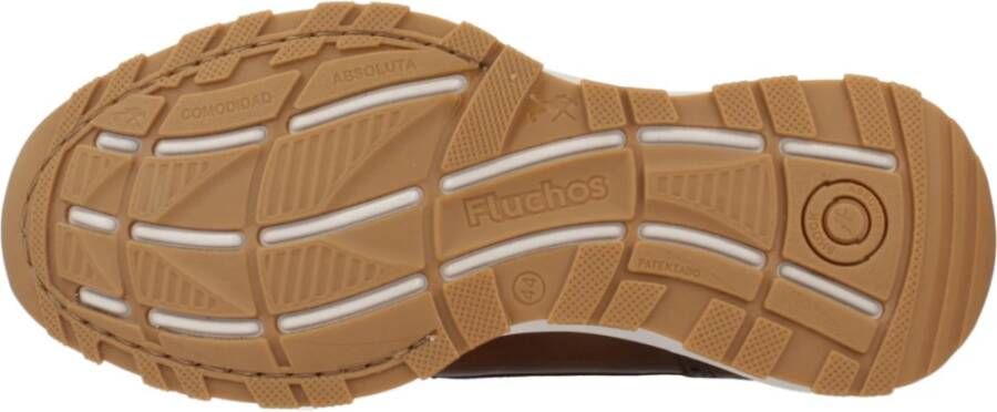 Fluchos Casual Veterschoenen Brown Heren