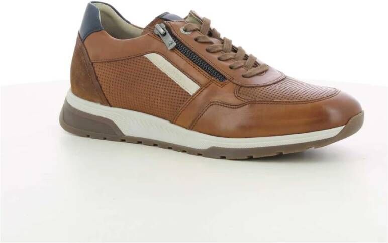 Fluchos Cognac Leren Herenschoenen Louis Brown Heren