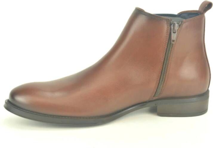 Fluchos Elegant Chelsea Boot Brown Heren