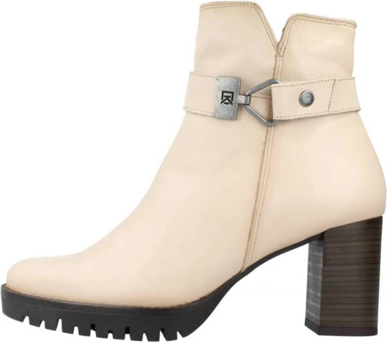 Fluchos Elegante Haklaarzen voor Vrouwen Beige Dames