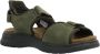 Fluchos Velcro Platte Sandalen voor Mannen Green Heren - Thumbnail 5