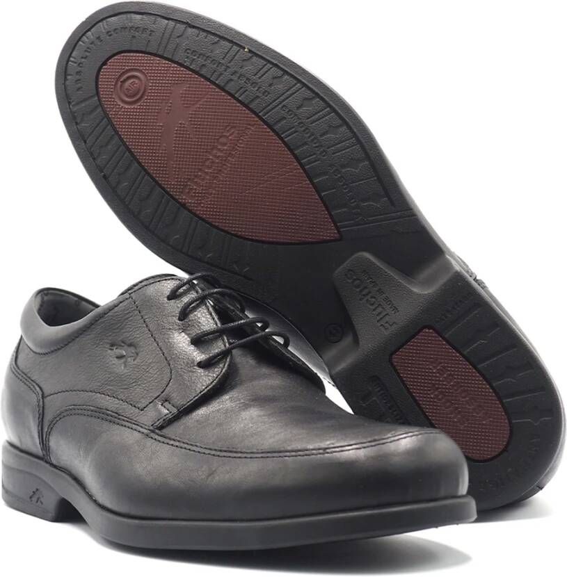 Fluchos Kanten Schoenen Black Heren