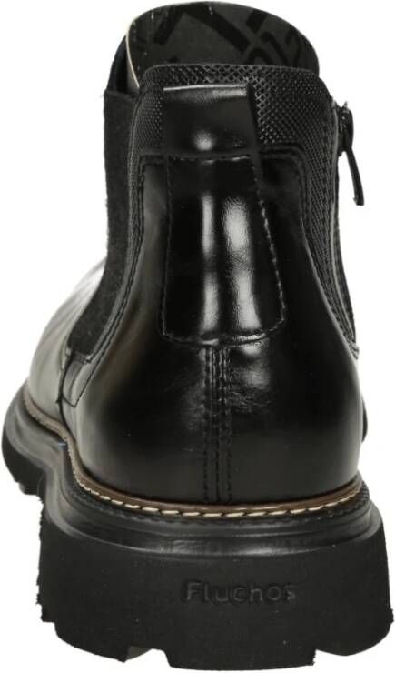 Fluchos Klassieke Beatles Stijl Schoenen Black Heren