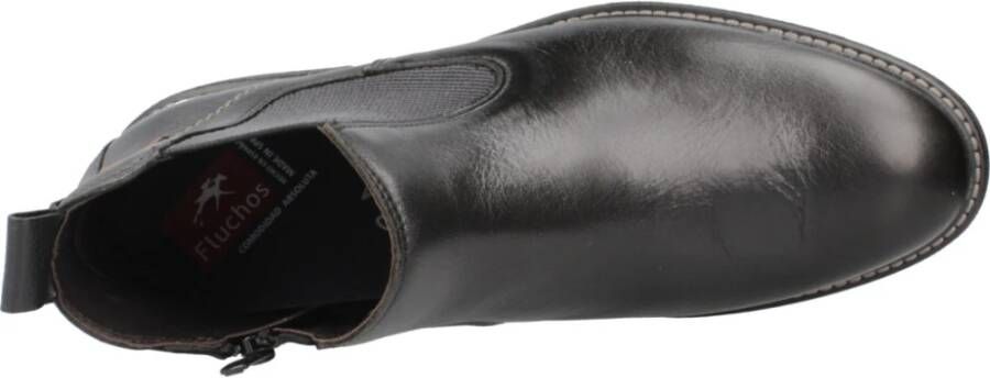 Fluchos Klassieke Chelsea Boots voor Kinderen Black Heren