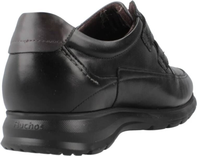 Fluchos Klassieke Veterschoenen voor Zakelijk Gebruik Black Heren