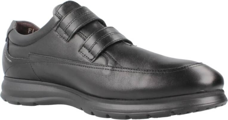 Fluchos Klassieke Veterschoenen voor Zakelijk Gebruik Black Heren