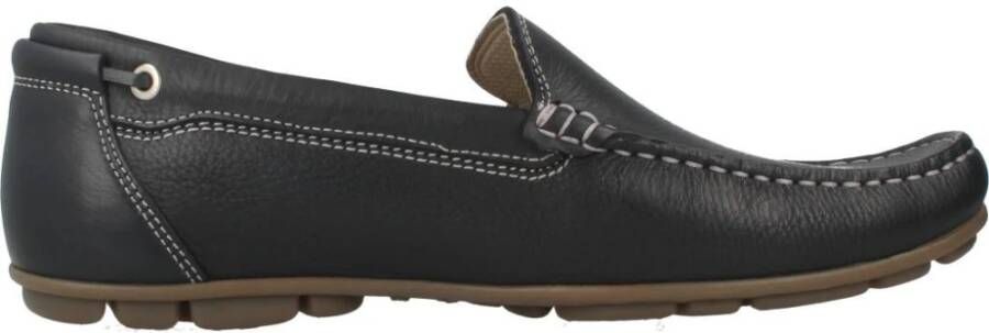 Fluchos Blauwe Mocassin Loafers voor Mannen Blue Heren