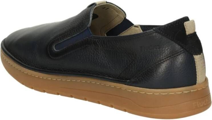 Fluchos Stijlvolle Loafer Schoenen voor Mannen Blue Heren