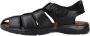 Fluchos Stijlvolle platte sandalen voor mannen Black Heren - Thumbnail 4