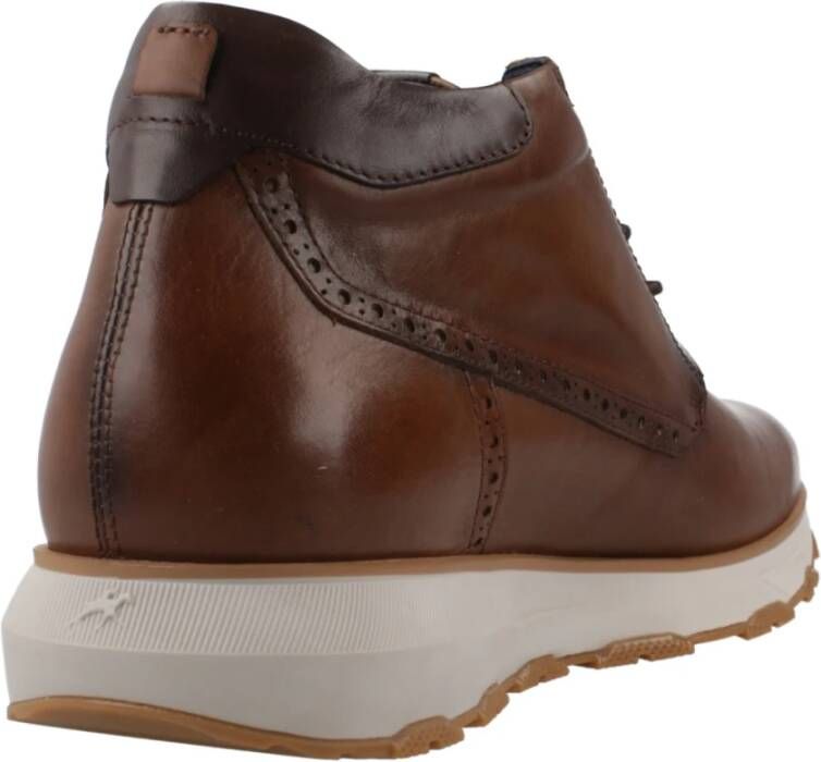 Fluchos Stijlvolle Veterschoenen Brown Heren