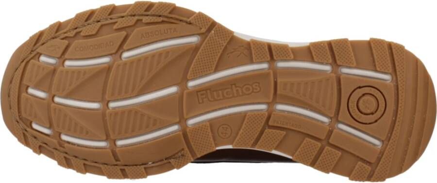 Fluchos Stijlvolle Veterschoenen Brown Heren