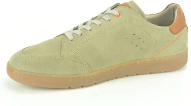 Fluchos Taupe Suède Sneaker Beige Heren