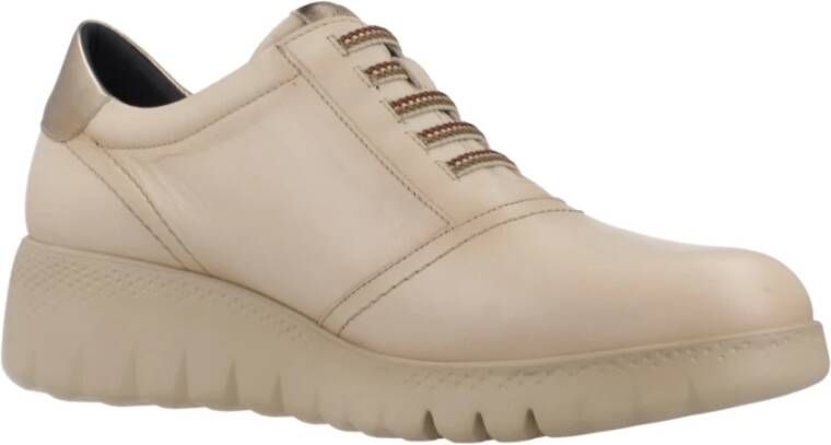 Fluchos Vetersneakers Beige Dames