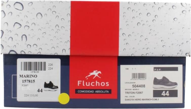 Fluchos Vetersneakers Blue Heren