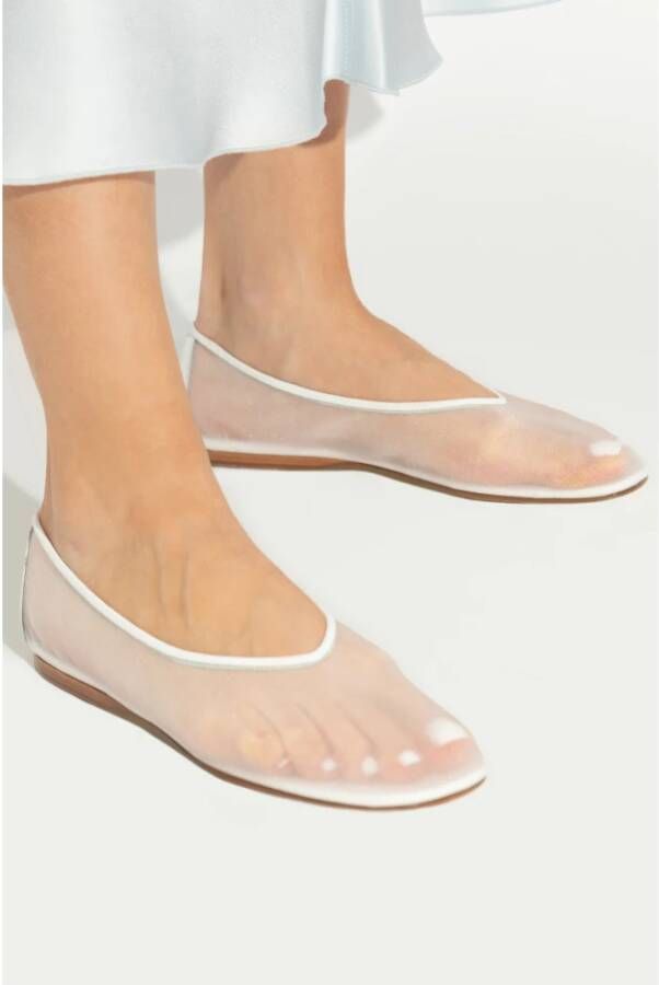 Forte Transparante balletflats White Dames