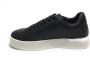 Fracomina Dames lage sneakers in zwart geëmbosseerd eco-leer Black Dames - Thumbnail 2