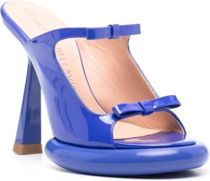 Francesca Bellavita Heeled Mules Blue Dames